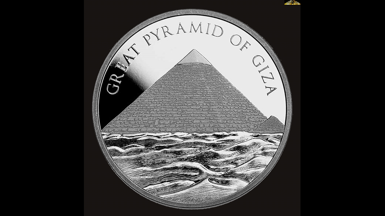 希少 THE GREAT PYRAMIDS OF GIZA 記念メダルセット 2025 Pyramids of Giza 3 Coin Silver Set